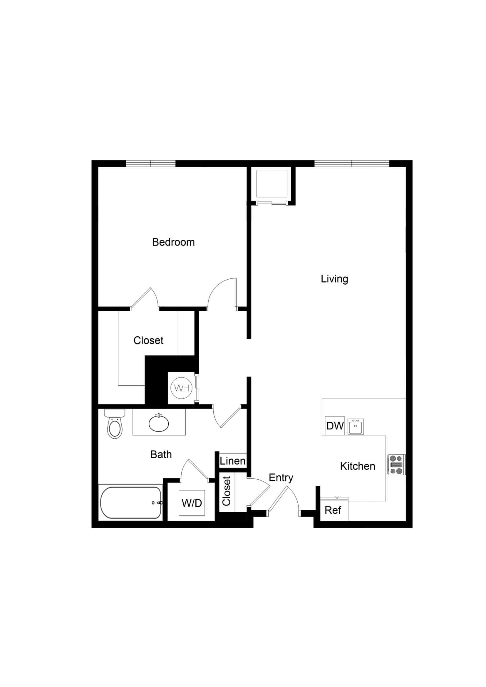 1x1 A10-1 Floor Plan 1x1 A10-1 Floor Plan